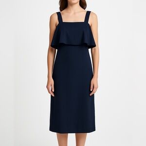 Ann Taylor, Navy Blue Shift Dress, Size 4